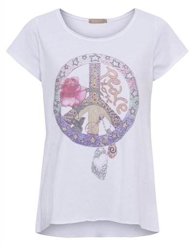 Marta du Chateau - MDCMarie T-shirt - Multi Peace